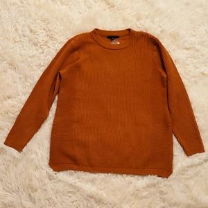NWT cyrus Orange Knit Sweater